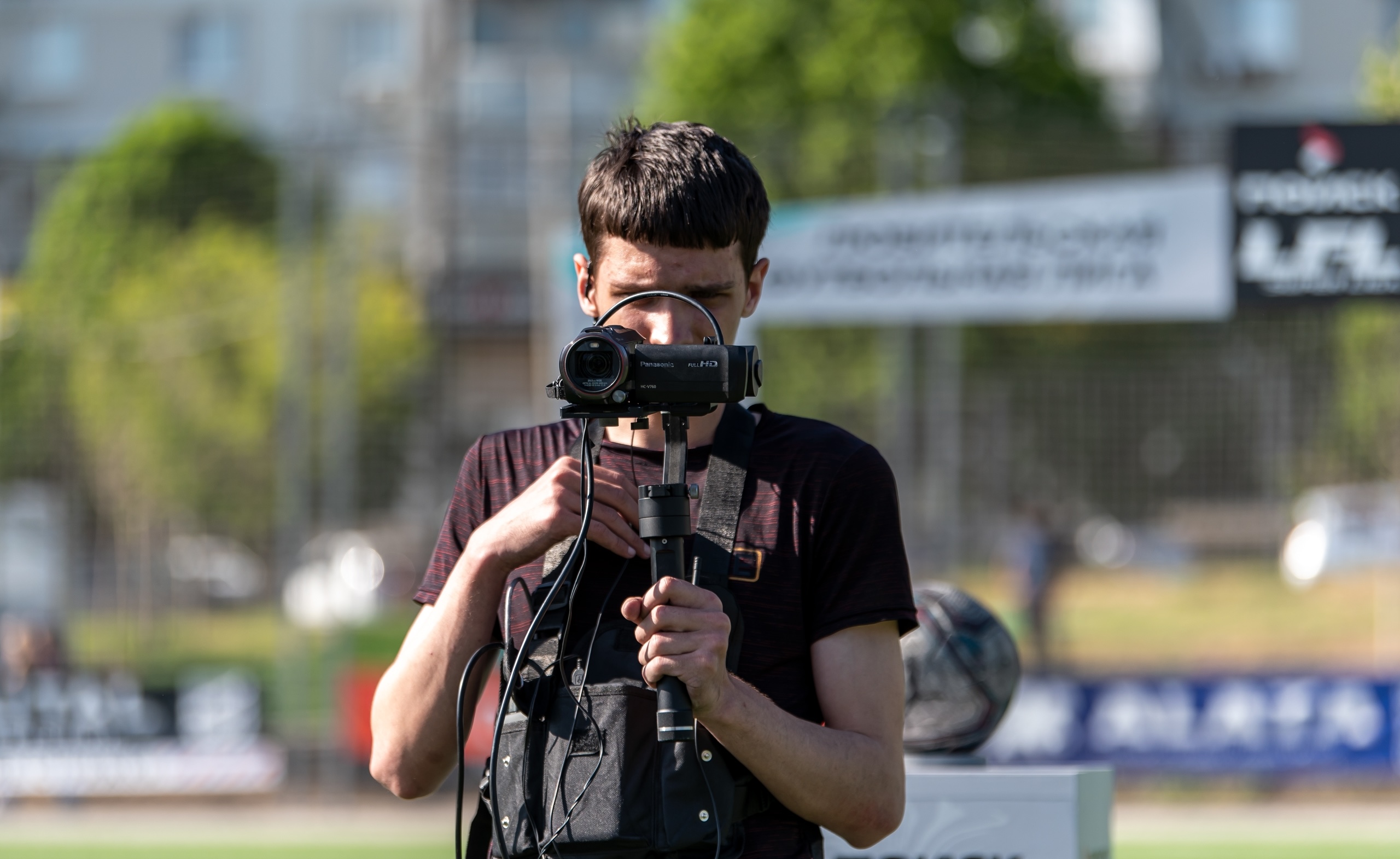 Оператор ЛФЛ Ростов с камерой