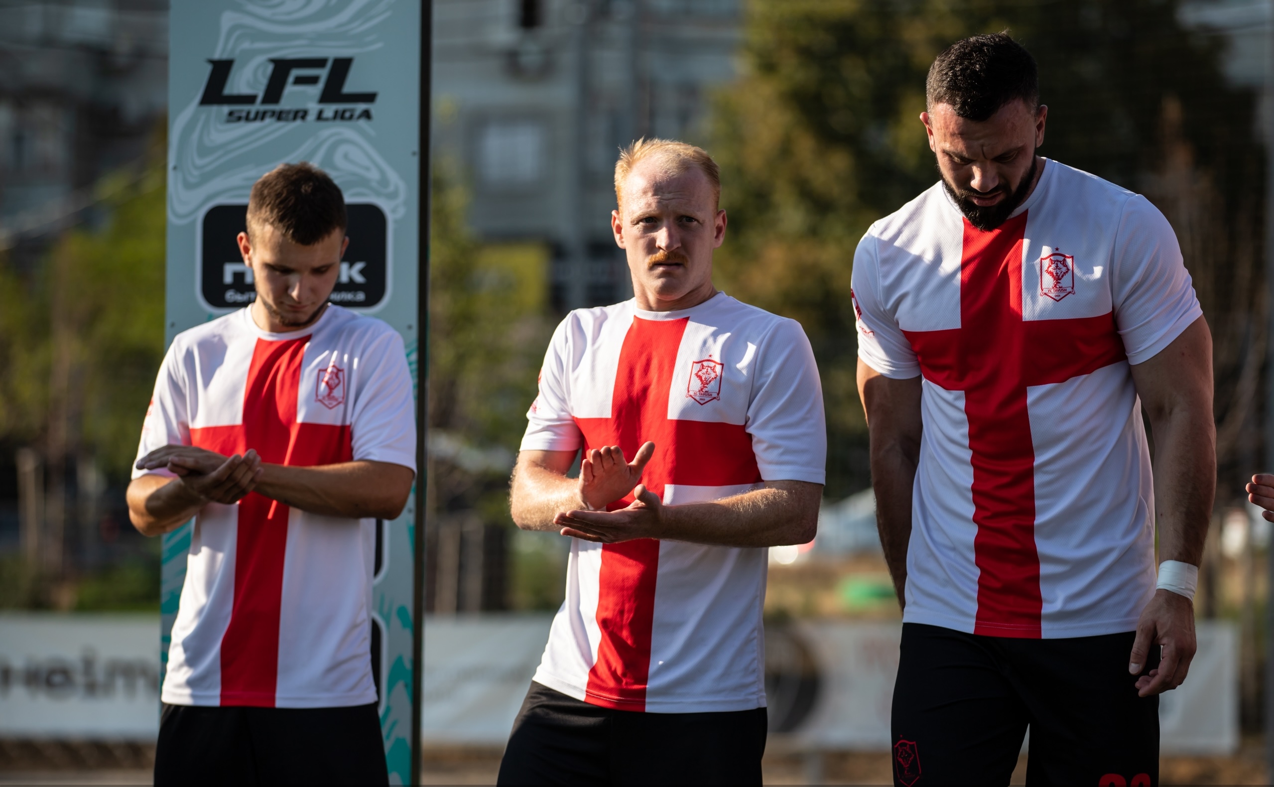 Команда ЛФЛ Ростов перед матчем